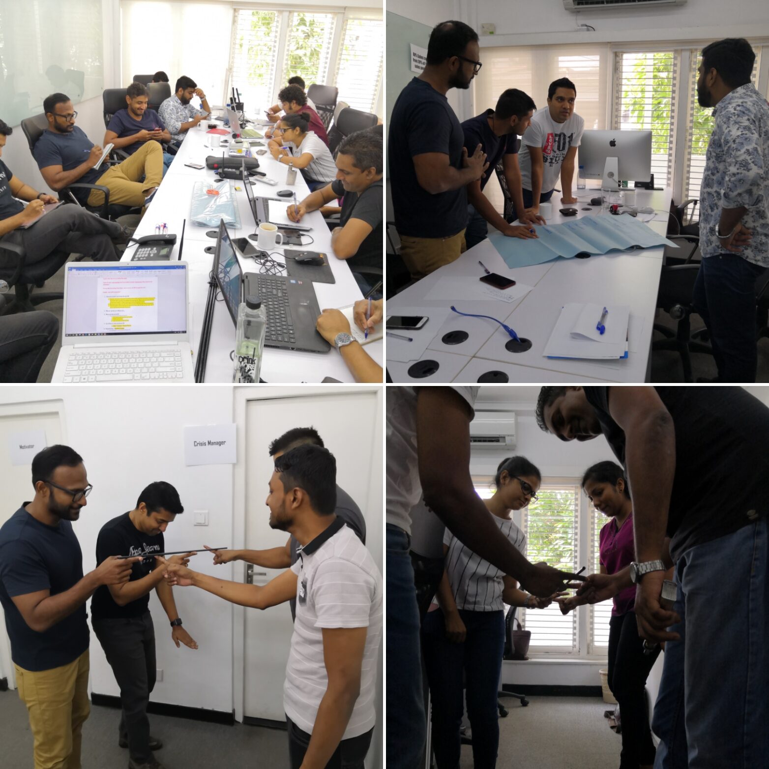 Hands-on workshops with commercial teams